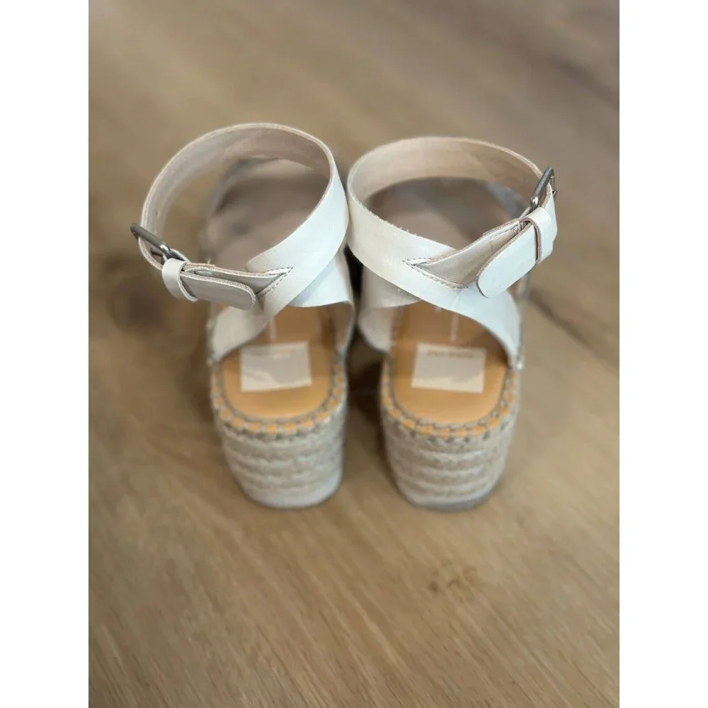 Dolce Vita Women’s Stella Ivory Snake‎ Print Sandal Size 9.5